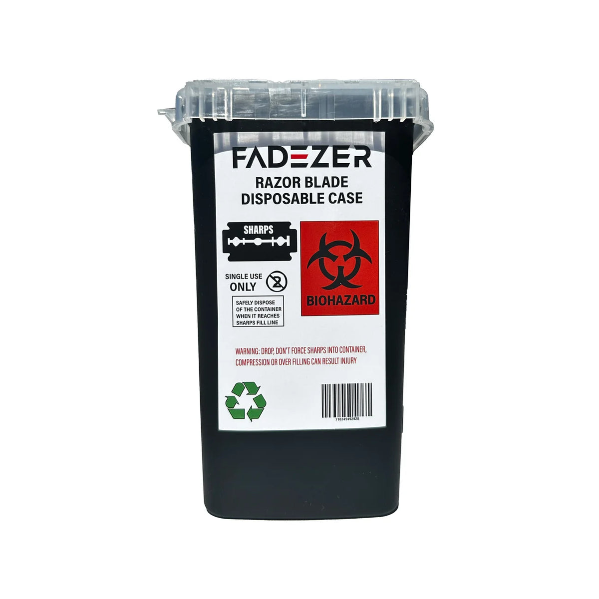 Fadezer Black Disposable Container