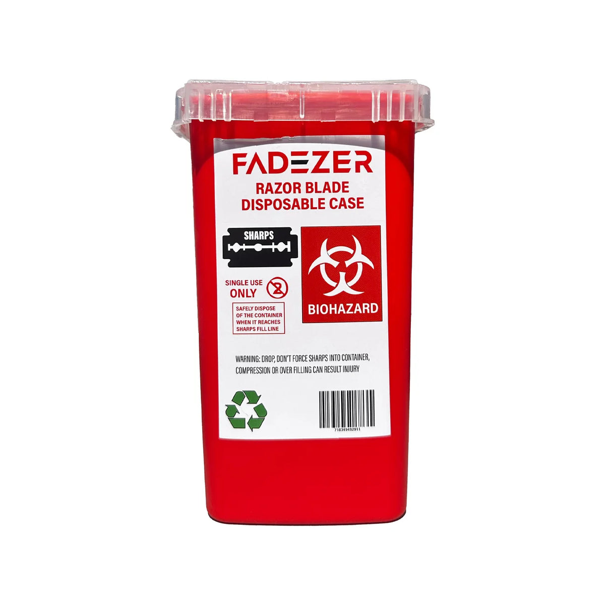 Fadezer Red Disposable Container